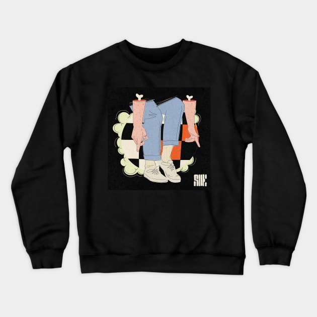 Look at my shoes Crewneck Sweatshirt by sheltonartco